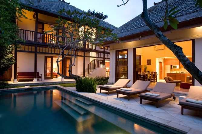 Karma's impressive pool villas