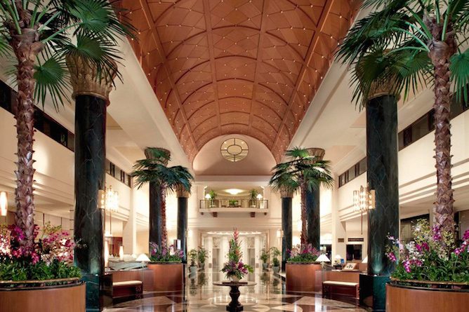Hotel lobby