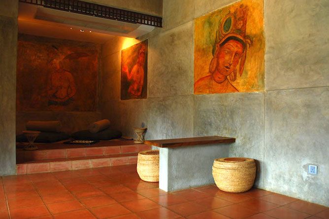 Spa entrance