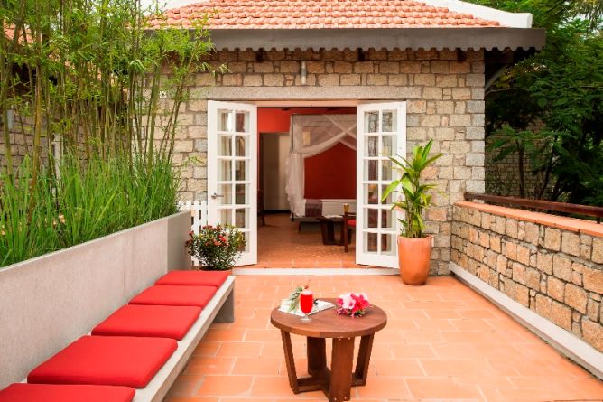 Private balcony