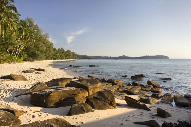 The beach