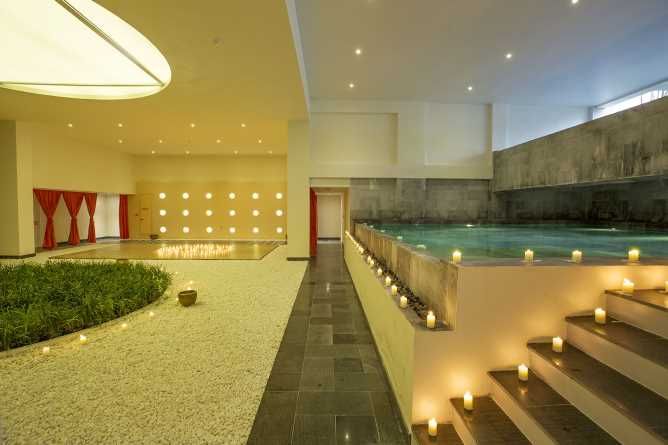 Hot pool at the My Chi Spa