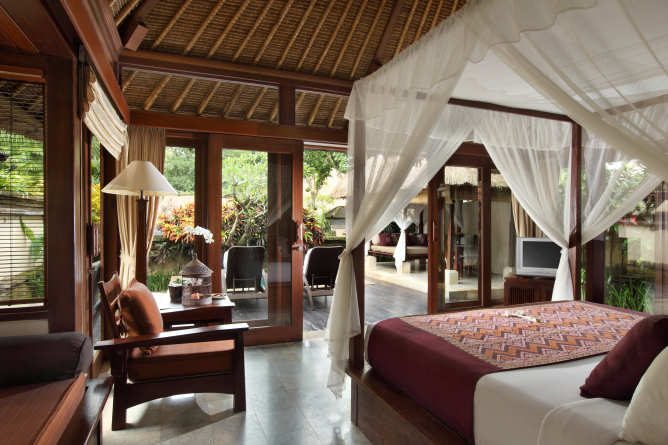 Rice Field Pool Villa interior