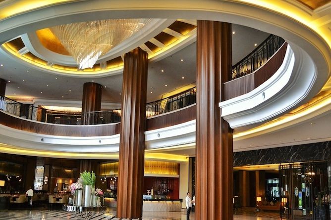 The majestic lobby & reception area