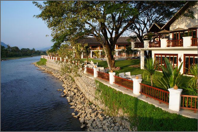 The Riverside Boutique's beautiful location