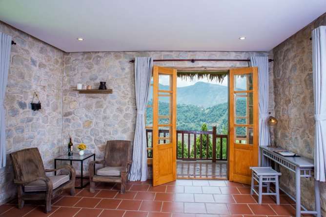Executive Bungalow balcony view