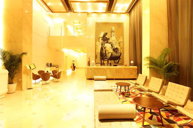 Hotel lobby