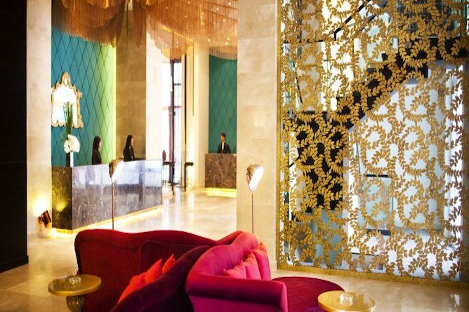 Hotel reception