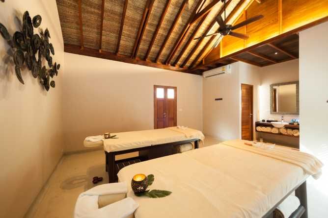 Spa treatment room