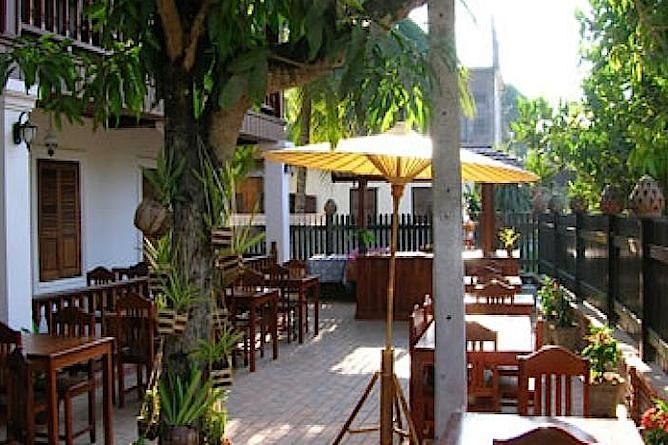 Outside dining area