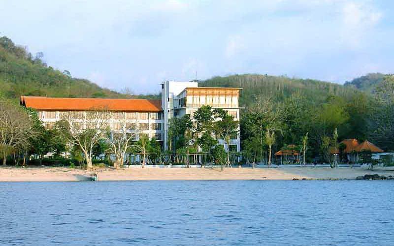 Private beach