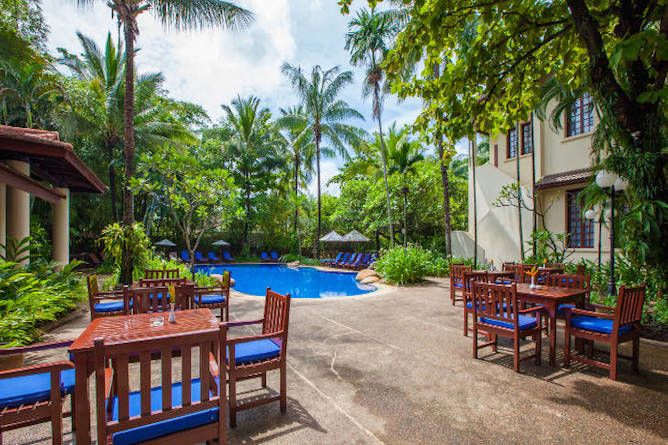 Enjoy some refreshment or simply kick back and relax on the large terrace 