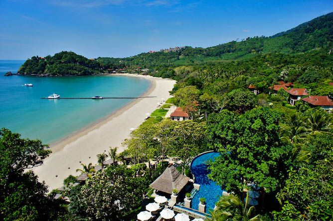 Aerial view of the delightful Pimalai Resort & Spa