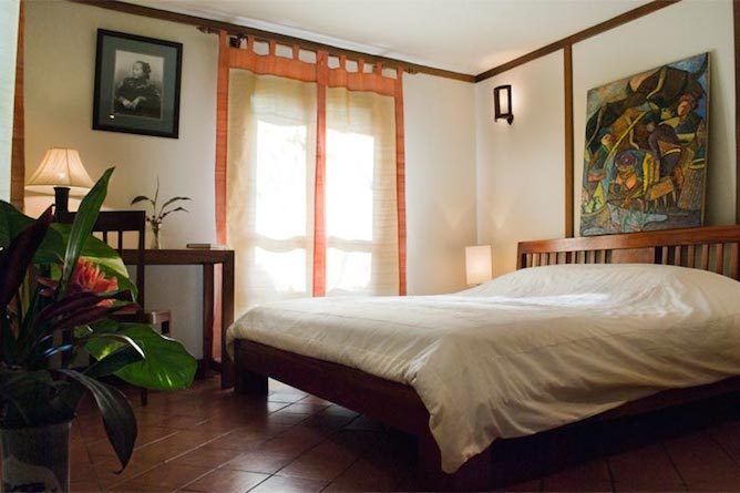 Garden view room