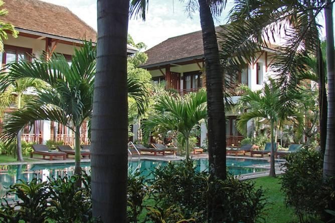 Gardens and pool