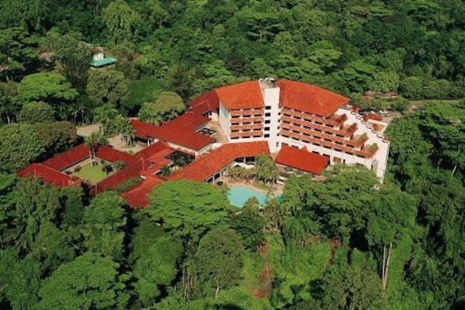 Aerial view of Sabah Hotel Sandakan