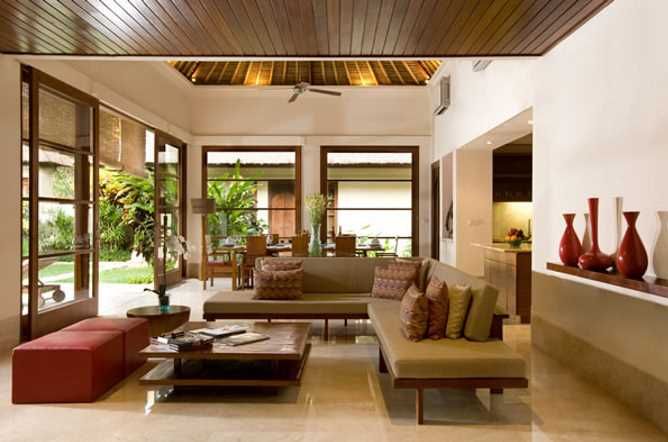 Spacious indoor living area