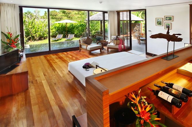 The Sarojin pool residence room