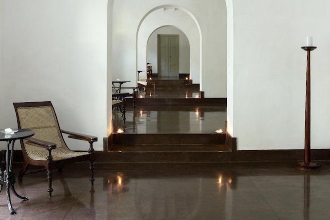 Hotel lobby area