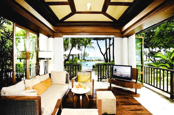 One bedroom beachfront villa