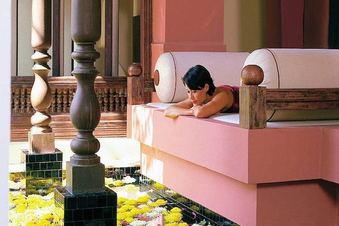 Spa treatment room
