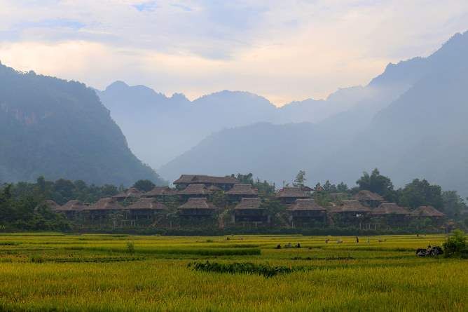 Mai Chau Eco Lodge in situ