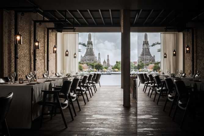 River view dining