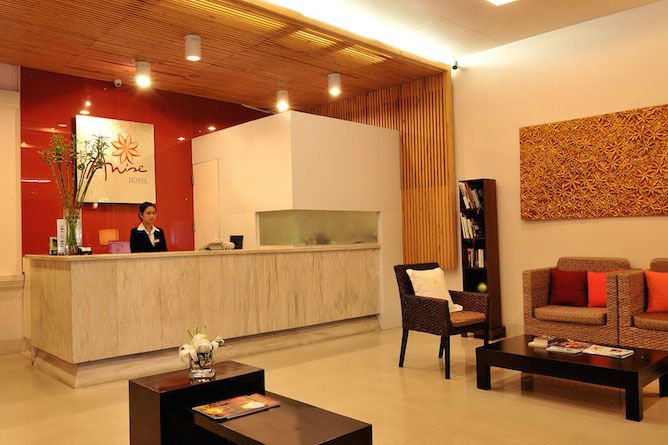 Hotel reception