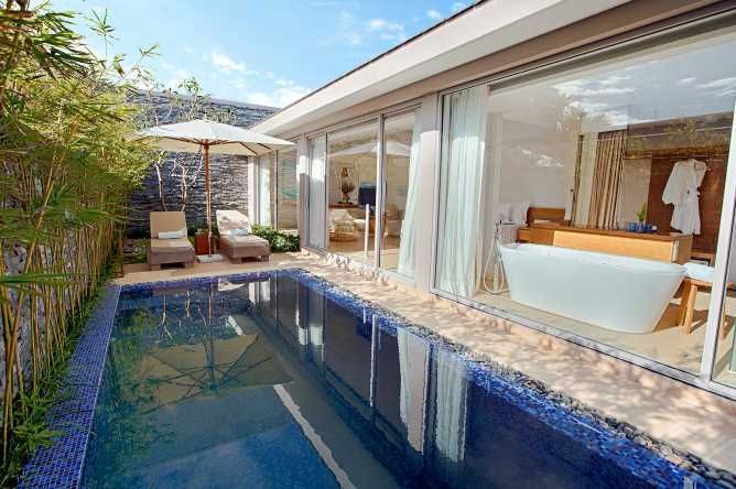 The private pool of the Pool Villa