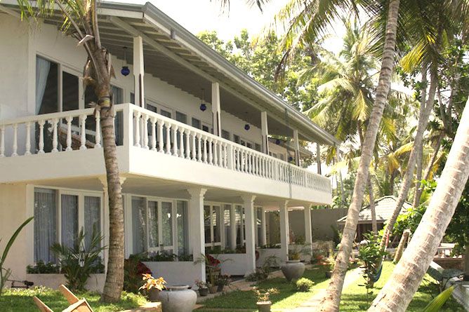 The accommodation & gardens