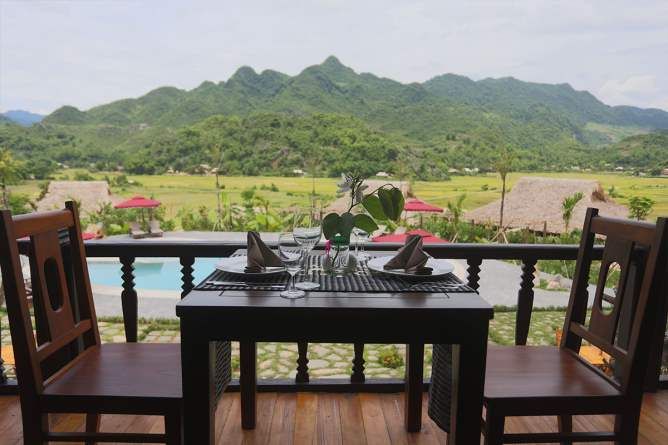 View from restaurant