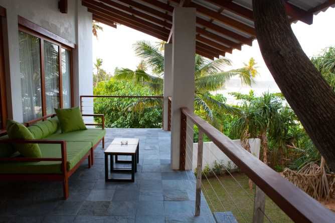 Spacious balcony