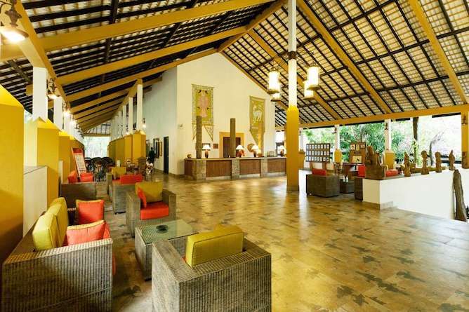 Resort lobby & reception area
