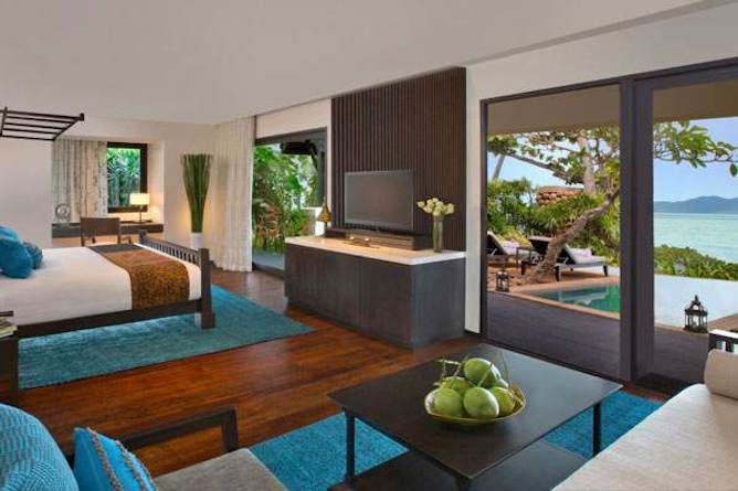 Anantara beachfront pool suite interior