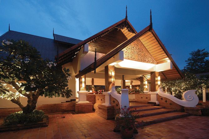The resort entrance