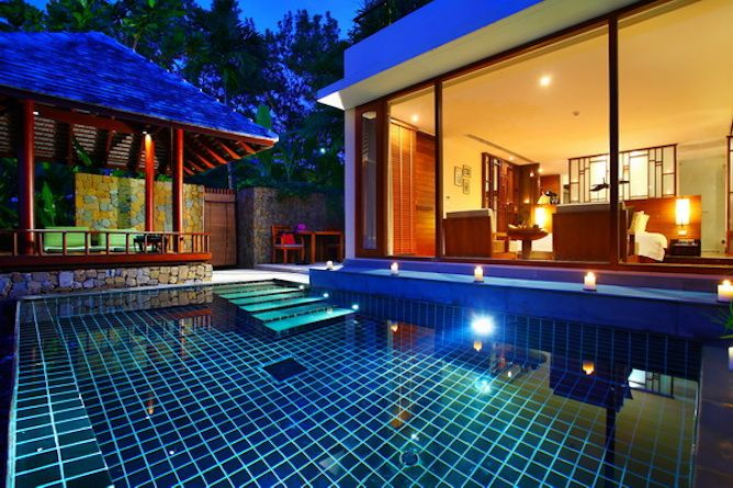 The Sarojin pool residence room exterior