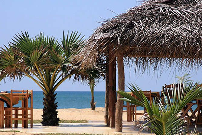 Beachfront restaurant