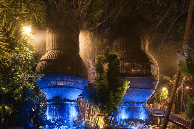 The 'nests' at Coqoon Spa