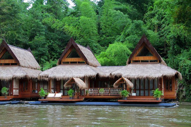 The floating villas