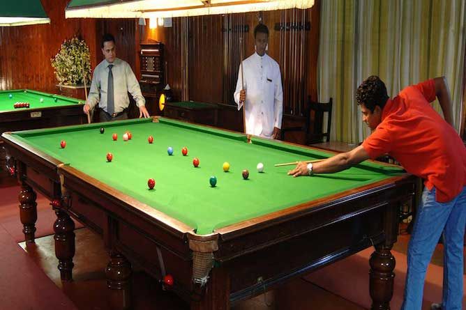 Billiards room