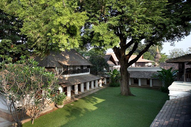 Tamarind Village, Chiang Mai. A view of the courtyard