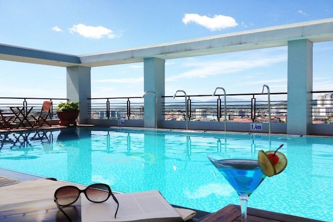 Rooftop swimming pool