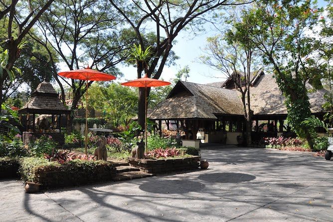 Communal areas within the resort