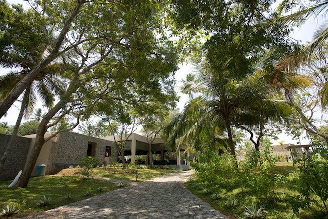 Gardens and communal walkways