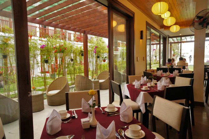 Breakfast terrace