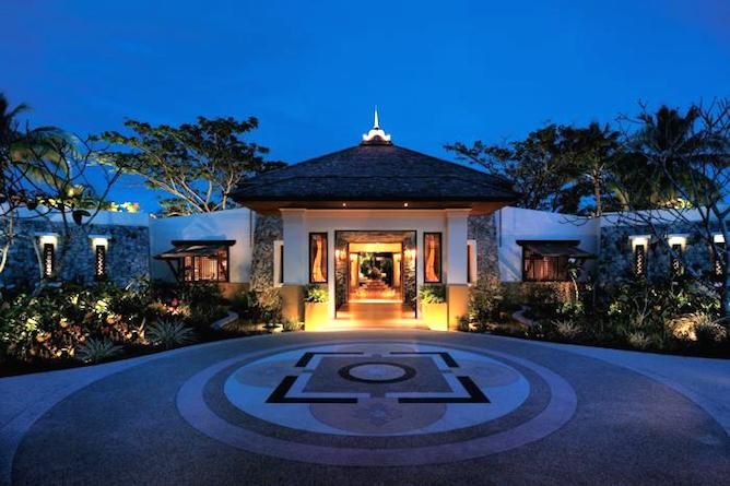 Resort entrance