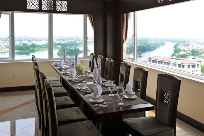 Restaurant overlooking Perfume River
