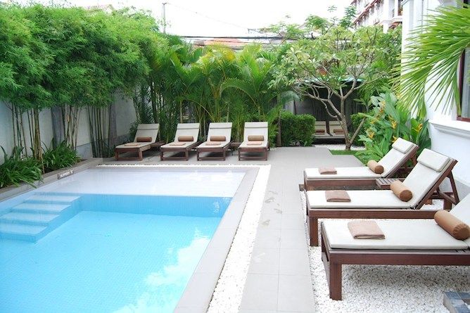 Courtyard swimming pool