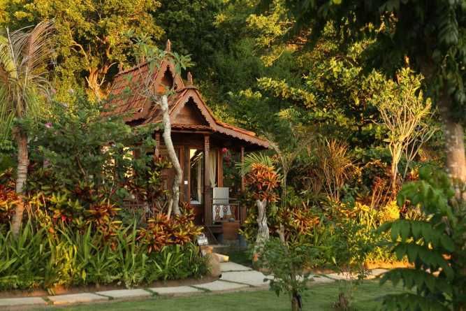 Accommodation blends into the natural setting