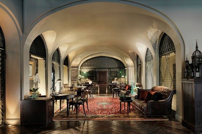 Hotel lobby
